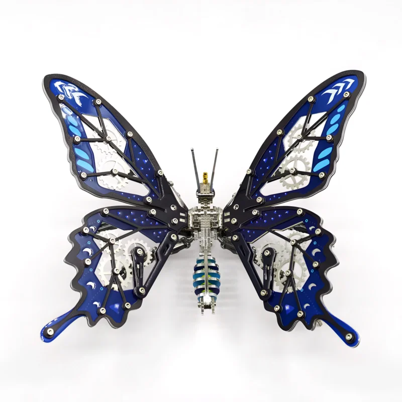 Butterfly Metal Model Kit – DIY 3D Metal Puzzle_006