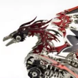 Fire Dragon Metal Puzzle – DIY 3D Metal Model Kit _009