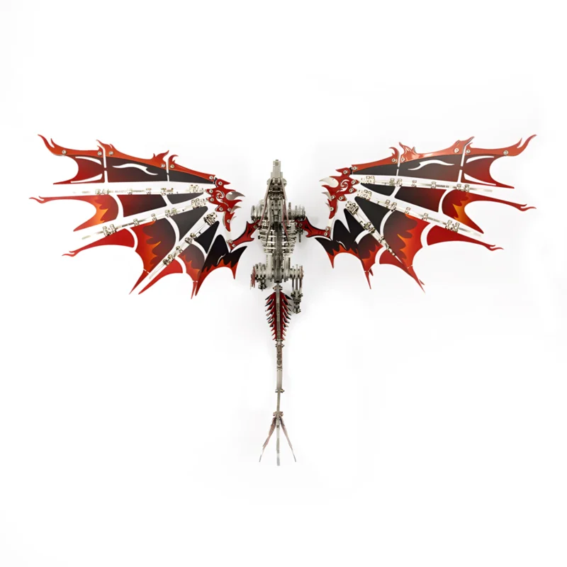Fire Dragon Metal Puzzle – DIY 3D Metal Model Kit _013 Fire Dragon Metal Puzzle – DIY 3D Metal Model Kit _013