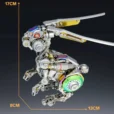 Mechanical Bunny 3D Model Metal Kit Futuristic Tech Appearance_006