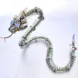 Mechanical Rattlesnake Metal Model Kit Eye-Catching Office Showpiece_003