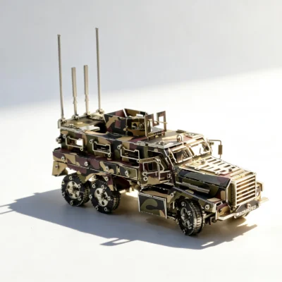 Puma Car Metal Model kits 3D DIY Camo Metal Puzzle For Adults