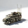 Puma Camo Car Metal Model kits 3D DIY Metal Puzzle For Adults_002