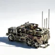 Puma Camo Car Metal Model kits 3D DIY Metal Puzzle For Adults_005