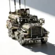 Puma Camo Car Metal Model kits 3D DIY Metal Puzzle For Adults_007