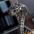 Steampunk 3D Cobra Metal Model Kit Mind-Sharpening Mechanical Puzzle_002