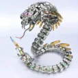 Steampunk 3D Cobra Metal Model Kit Mind-Sharpening Mechanical Puzzle_003