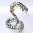 Steampunk 3D Cobra Metal Model Kit Mind-Sharpening Mechanical Puzzle_007