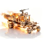 Steampunk War Truck  Metal  Model Kit Skill-Building Craft Project