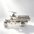Steampunk War Truck Metal Model Kit Skill-Building Craft Project_006