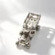 Steampunk War Truck Metal Model Kit Skill-Building Craft Project_010