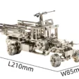 Steampunk War Truck Metal Model Kit Skill-Building Craft Project_014