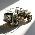 War Jeep Metal Model Kit Intricate Tabletop Ornament_003