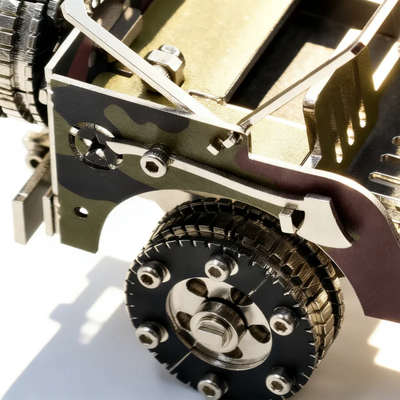 War Jeep Metal Model Kit Intricate Tabletop Ornament_006 War Jeep Metal Model Kit Intricate Tabletop Ornament_006