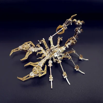 mechanical scorpion 3d metal model kit advanced diy puzzle about main image