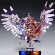 Mechanical Owl Metal Model Kit Futuristic Tech Appearance For Adults_001
