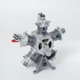 MetalModelHub-5-Cylinder-Radial-Engine-Model-Kit--DIY-V5-Metal-Engine-Mechanical-Assembly_004