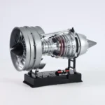 Civil Turbofan Engine Model Kit Interlocking Mechanical Gears
