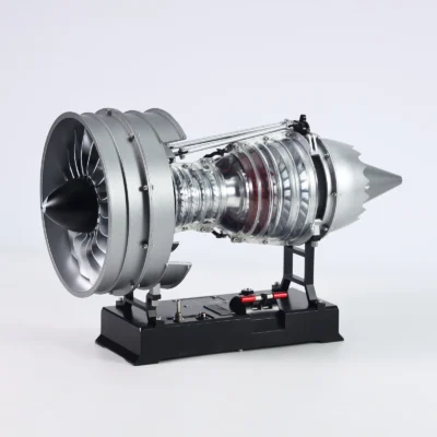 Civil Turbofan Engine Model Kit Interlocking Mechanical Gears