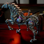Lucky Horse Metal Model Kit Futuristic Tech Appearance