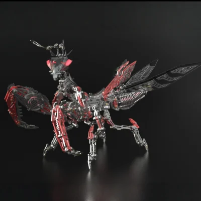 Mechanical Mantis 3D Metal Model Building Kit For Gift And Collector