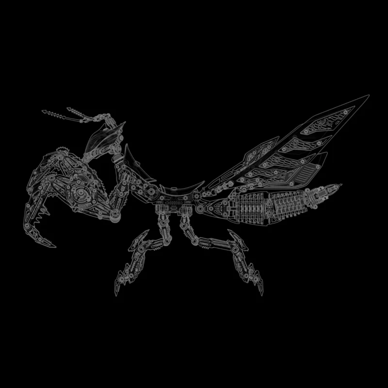 MetalModelHub-Mechanical-Mantis-3D-Metal-Model-Building-Kit-For-Gift-And-Collector_024 MetalModelHub-Mechanical-Mantis-3D-Metal-Model-Building-Kit-For-Gift-And-Collector_024