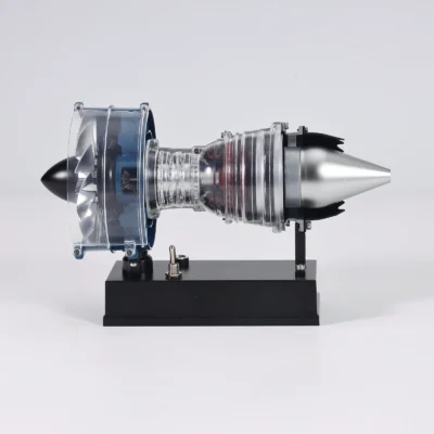 Mini Turbofan Engine Metal Model Kit 1:20 3D DIY Aircraft Engine