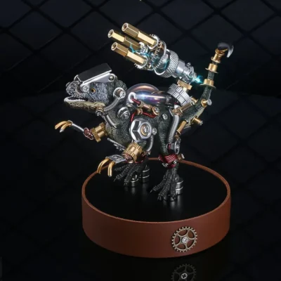 Mutant Velociraptor Metal Model Kit DIY 3D Dinosaur Metal Puzzle