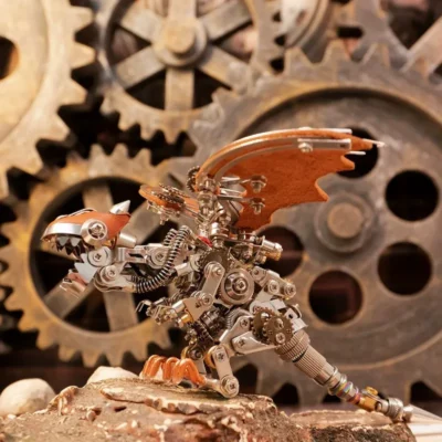 SteamPunk Nidhogg Metal Model Kit Collector's Display Model