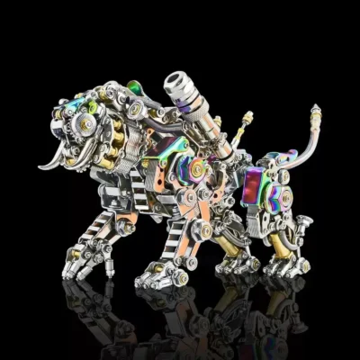 Siberian Tiger Metal Model Kit Kinetic Gear System