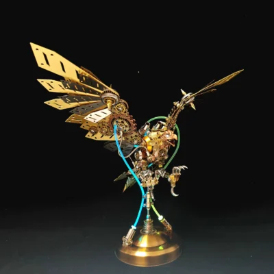 Steampunk Mechanical Eagle Metal Model Kit DIY 3D Puzzle Gift
