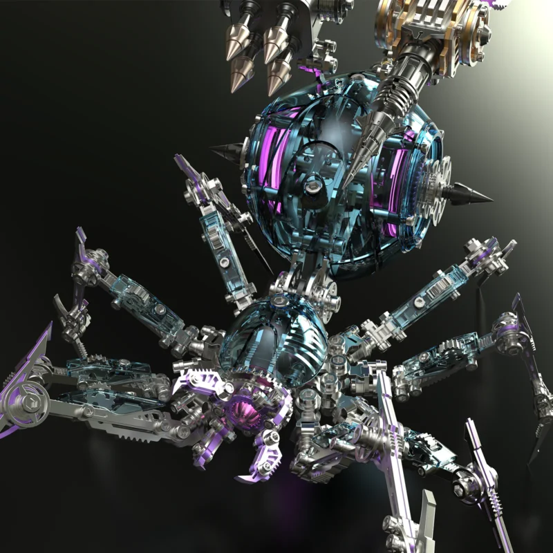 MetalModelHub-Syberpunk-PC-Armor-LED-Spider-Model-Kit-3D-Metal-Puzzle-For-Adults-007 MetalModelHub-Syberpunk-PC-Armor-LED-Spider-Model-Kit-3D-Metal-Puzzle-For-Adults-007