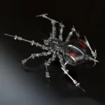 Syberpunk PC Armor LED Spider Model Kit 3D Metal Puzzle For Collector