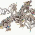 MetalModelHub-Three-Headed-Hydra-Metal-Model-Kit-DIY-3D-Metal-Puzzle-For-Adults_002