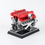 V12 Engine Metal Model Kit – Dual-Side Exhaust Design DIY Mechanical Model