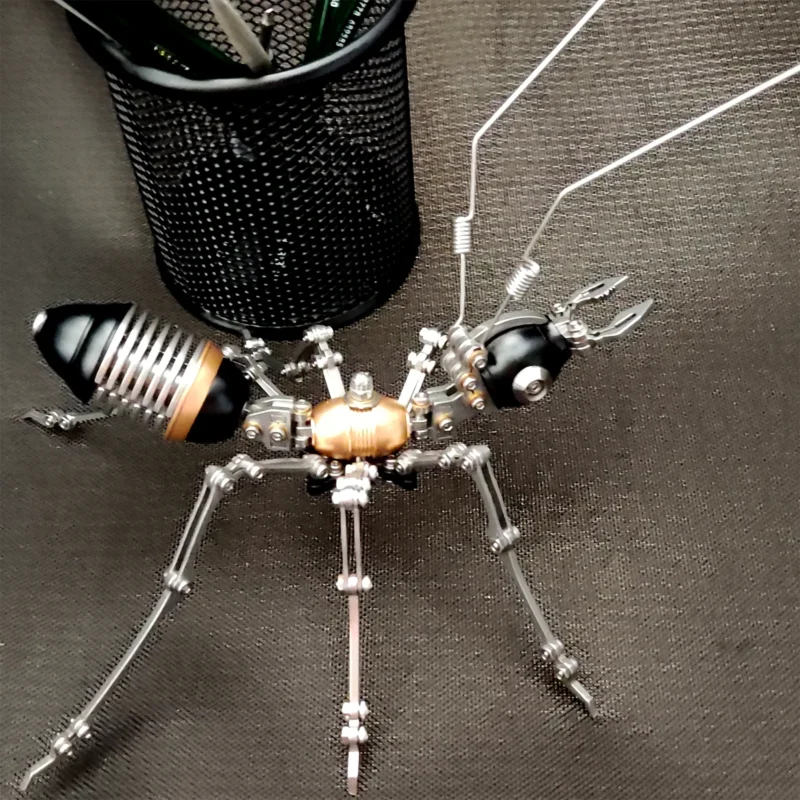 MetalModelHub-3D-Metal-Puzzle-Ant-Model-Kit-—-Steampunk-Mechanical-DIY-Assembly-Desk-Decor-005 MetalModelHub-3D-Metal-Puzzle-Ant-Model-Kit-—-Steampunk-Mechanical-DIY-Assembly-Desk-Decor-005