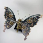 Steampunk Swallowtail Butterfly Music Box 3D Metal Puzzle