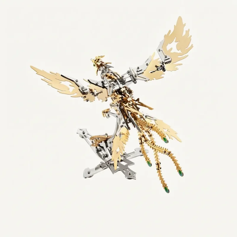 mechanical-phoenix-metal-building-kit-flame-reborn-gold mechanical-phoenix-metal-building-kit-flame-reborn-gold